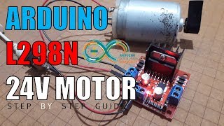 How to use L298N with Arduino with code [upl. by Kolnos]