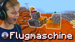 Flugmaschine  in Minecraft ein Flugzeug bauen [upl. by Gilbertson29]