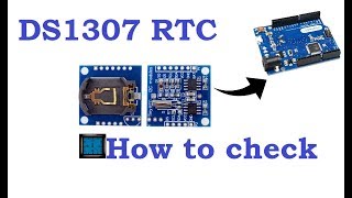 DS1307 RTC How to check [upl. by Slerahc]