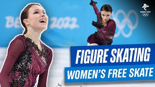 Figure Skating  Womens Free Skating  Full Replay  Beijing2022 [upl. by Paresh]