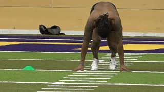 2018 UNI Football Pro Day  Daurice Fountain [upl. by Lavelle466]