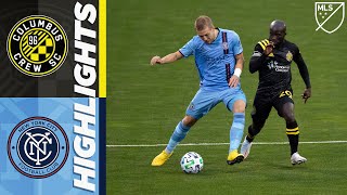 Columbus Crew SC vs New York City FC  October 18 2020  MLS Highlights [upl. by Barbe]