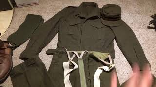 Canadian Korean era battledress uniform [upl. by Anibor]