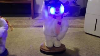 Custom Gemmy Snowflake Spinning Frosty With Franky Fish Mother Board And Base Lol [upl. by Bilac]