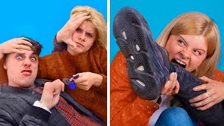 18 Sibling Prank Wars Sister vs Brother Pranks [upl. by Noivad809]