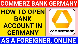 how to open commerzbank account online  Commerzbank account opening [upl. by Fleda]