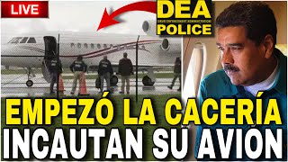 ÚLTIMO EMPEZÓ LA CACERÍA AL RÉGIMEN DE MADURO INCAUTAN SU AVIÓN PRIVADO EL FIN DE LA DICTADURA [upl. by Ahsiuqel]