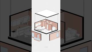 Exploded Axonometric  Isometric Diagram  Illustration and animation  SketchUp  Photoshop [upl. by Sirtemed]