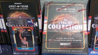 Jersey Fusion 198687 Fleer Basketball unboxing Part 2 [upl. by Winther]