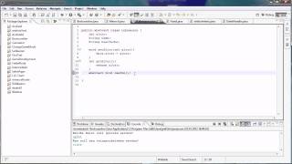 Java Tutorial 48  abstract mit Methoden [upl. by Arymahs]