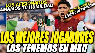 GRAN GESTO EDSON ALVAREZ REGALA SU PLAYERA A AFICIONADO MEXICANO EJEMPLO DE HUMILDAD [upl. by Zetrauq30]