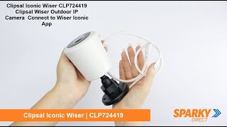 Clipsal Iconic Wiser CLP724419  Clipsal Wiser Outdoor IP Camera  Connect to Wiser Iconic App [upl. by Lemire913]