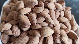 Roasted Almonds Recipe  रोस्टर बदाम👍 [upl. by Pappano]