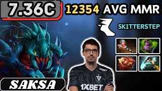 736c  Saksa WEAVER Soft Support Gameplay 20 ASSISTS  Dota 2 Full Match Gameplay [upl. by Stauffer]