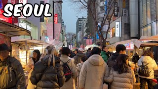 Myeongdong Walking Tour Seoul City Korea 4k City Tour [upl. by Torrell16]