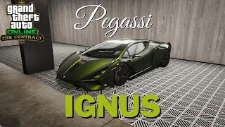 Pegassi Ignus Customization  The Contract DLC  GTA ONLINE Private [upl. by Ahtela]