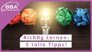 Lerntipps für Schüler 5 Top Tipps für erfolgreiches Lernen mit Spaß [upl. by Coombs]