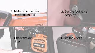 Why is the Generac portable generator engine running rough [upl. by Atel]