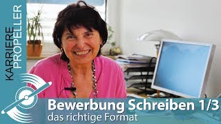 Bewerbung Schreiben 13 richtiges Format [upl. by Ahsiam757]