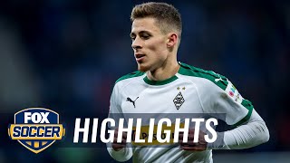 Thorgan Hazard scores first goal vs 1 FC Nurnberg  201819 Bundesliga Highlights [upl. by Ennirak]