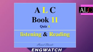 ALC BOOK 11 Quiz A Listening amp Reading  with answer key in the description box [upl. by Winonah433]