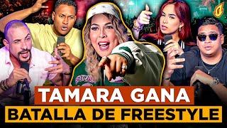 TAMARA MARTÍNEZ MUESTRA SU TALENTO OCULTO Y GANA BATALLA DE FREESTYLE [upl. by Reece268]