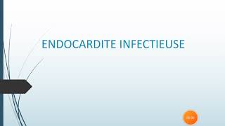 Endocardite infectieuses cours de maladies infectieuses [upl. by Anar]