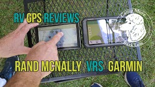 RV gps comparison Rand Mcnally RVND7 Vrs Garmin dēzl 780LMTS [upl. by Ardni]