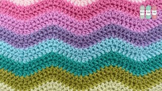 How to Crochet the Ripple Stitch [upl. by Irmgard]