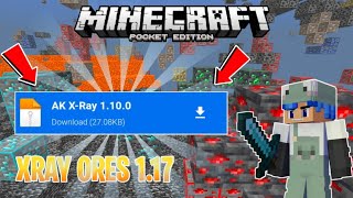 XRay Texture Pack for MCPE 117  MCPE ORES XRAY WORKING 2021 [upl. by Aniale]