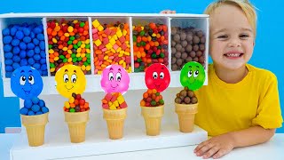 Chris and Mom  Kids story about sweet machine and other useful videos for kids [upl. by Niwdla]