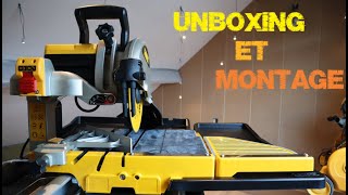 ✅Scie a eau DEWALT D24000S  Unboxing amp Montage [upl. by Salokkin54]