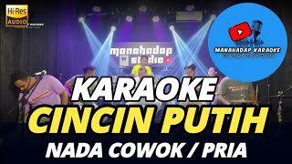 CINCIN PUTIH KARAOKE NADA PRIACOWOK DANGDUT KOPLO [upl. by Glynias]