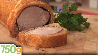 Recette de Filet mignon de porc en croûte  750g [upl. by Robbin]