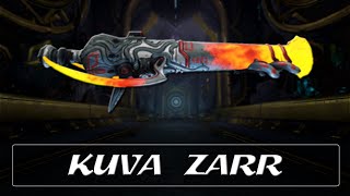 Warframe Weapon Encyclopedia  Kuva Zarr 2023 [upl. by Lepine]