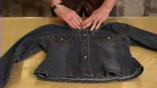 How to Fold Your Clothes  How to Fold a Jean Jacket [upl. by Iadahs]