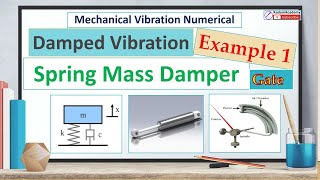 Damped vibration Gate Example 1 Damped Spring Mass [upl. by Iraj]