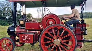 Burrell Gold Medal Tractor going round the field [upl. by Aveline590]