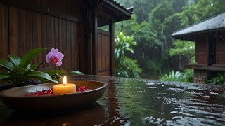 Sound HeavyRains with Music BirdsBeautiful Piano Music Background Music Sleep Music deep s [upl. by Lilly]