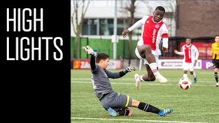 Highlights Ajax O19  NAC Breda O19 [upl. by Eidroj]