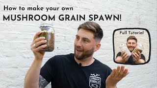 How to Make Mushroom Grain Spawn Everything you need to know [upl. by Candis977]