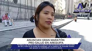 ANUNCIAN MARATÓN PRO SALUD EN AREQUIPA [upl. by Indira]