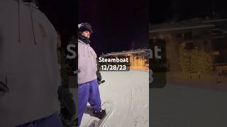 Snowboarding Park snowboardtricks snowboard snowboarding snow winter steamboat wintersport [upl. by Phenice]