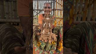 Lord Ganesha Made with Clay ganeshchaturthi shorts [upl. by Brandenburg]