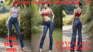 15 Jeans Styles English Spanish  Series Part 07 4K UHD [upl. by Ydnerb]