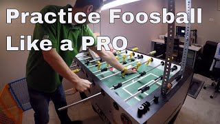 How to Practice Foosball Like a PRO [upl. by Anauqal]