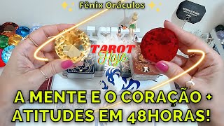 💖💭VOU LER A MENTE E O CORAÇÃO DELEA EM RELAÇÃO A VOCÊ  COMO ELEA VAI AGIR EM ATÉ 48 HORAS🔮Tarot [upl. by Symons]