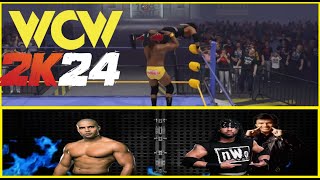 WWE 2K24 Maven vs Syxx with Eric Bischoff at WCW Saturday Night Ai Full Match [upl. by Alios]