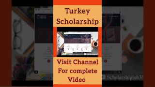 Turkey Burslari Scholarships 2024 shortvideo turkeyscholarship turkeyburslarischolarship [upl. by Annahsit]