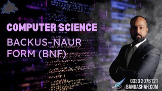 Backus–Naur form BNF  A2 Computer Science  9618 [upl. by Colvert635]